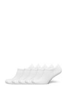 Organic Cotton Sneaker Sock Ankelstrømper Korte Strømper White Frank D...