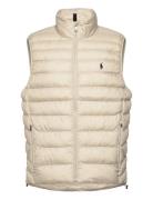 Eco Poly Bright-Terra Vest Vest Beige Polo Ralph Lauren