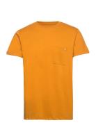 Kolding Tee S/S Tops T-Kortærmet Skjorte Orange Clean Cut Copenhagen