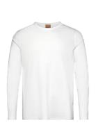 Mmgperry Ls O-Neck Tee Tops T-Langærmet Skjorte White Mos Mosh Gallery