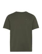 Loke Badge T-Shirt - Regenerative O Tops T-Kortærmet Skjorte Khaki Gre...