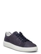 Jona Suede Grey Low-top Sneakers Blue Sneaky Steve