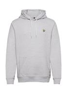 Pullover Hoodie Tops Sweatshirts & Hoodies Hoodies Grey Lyle & Scott