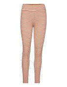 Ludmilla Tights Gots Bottoms Leggings Orange Basic Apparel