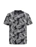 Onsperry Life Reg Leaf Aop Ss Tee Noos Tops T-Kortærmet Skjorte Navy O...