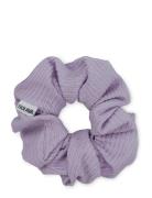 Ea Zig-Zag Scrunchie Accessories Hair Accessories Scrunchies Purple SU...