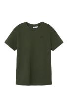 Nkmgreg Ss Nreg Top Noos Tops T-Kortærmet Skjorte Khaki Green Name It