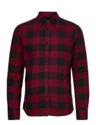 Onsgudmund Ls Checked Shirt Noos Tops Shirts Casual Red ONLY & SONS