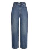 Tapered Leg Denim Bottoms Jeans Straight-regular Blue House Of Dagmar