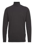 Slhrory Ls Roll Neck Tee B Tops T-Langærmet Skjorte Grey Selected Homm...