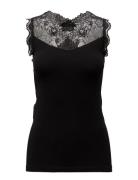 Vanessa Top Tops T-shirts & Tops Sleeveless Black Minus