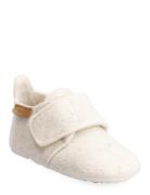 Bisgaard Baby Wool Slippers Hjemmesko Cream Bisgaard