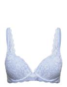 Bra Malva Iris Lingerie Bras & Tops Push Up Bras Blue Lindex