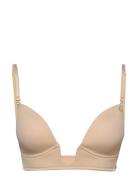 Amelia New Push Lingerie Bras & Tops Push Up Bras Beige Abecita