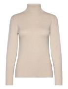 Sc-Dollie Tops Knitwear Turtleneck Beige Soyaconcept