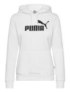 Ess Logo Hoodie Fl Sport Sweatshirts & Hoodies Hoodies White PUMA