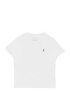 Cotton Jersey Crewneck Tee Tops T-Kortærmet Skjorte White Ralph Lauren...