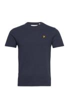 Plain T-Shirt Tops T-Kortærmet Skjorte Navy Lyle & Scott