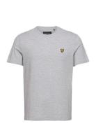 Plain T-Shirt Tops T-Kortærmet Skjorte Grey Lyle & Scott