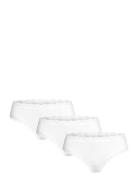 Brief 3-P Em Lace Brazilian Re Trusser, Tanga Briefs White Lindex