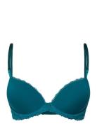 Lift Demi Lingerie Bras & Tops Push Up Bras Blue Calvin Klein