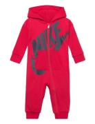 Nkn All Day Play Coverall Langærmet Body Red Nike