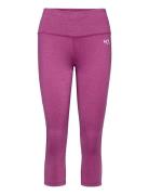 Julie High W Capri Sport Running-training Tights Pink Kari Traa