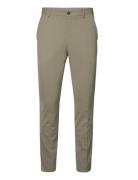 Slhslim-Liam Trs Flex Noos Bottoms Trousers Formal Khaki Green Selecte...