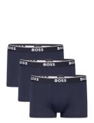 Trunk 3P Power Boxershorts Navy BOSS