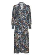 Callie Dress Knælang Kjole Blue ODD MOLLY