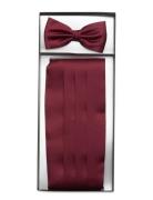 Ceremony Cummerbund Butterfly Burgundy Amanda Christensen