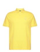 Ocean Polo Sport Polos Short-sleeved Yellow Sail Racing