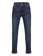 Aksel Bottoms Jeans Skinny Jeans Blue Molo