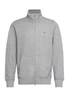 Reg Shield Full Zip Sweat Tops Sweatshirts & Hoodies Sweatshirts Grey ...