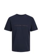 Jjestar Jj Tee Ss Noos Tops T-Kortærmet Skjorte Black Jack & J S