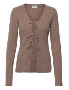 Finest Top Tops Knitwear Cardigans Brown H2O Fagerholt