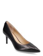 Lanette Leather Pump Shoes Heels Pumps Classic Black Lauren Ralph Laur...