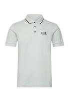 Polo Tops Polos Short-sleeved Green EA7