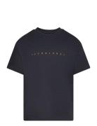 Jjestar Jj Tee Ss Noos Jnr Tops T-Kortærmet Skjorte Navy Jack & J S