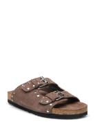 Slipper Flade Sandaler Brown Sofie Schnoor