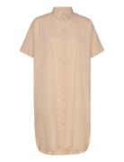 Slfblair 2/4 Short Shirt Dress Noos Kort Kjole Beige Selected Femme