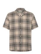 Padres Ss Shirt Tops Shirts Short-sleeved Beige AllSaints