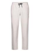 Oxford Drawstring Pants Bottoms Trousers Casual Cream Lindbergh