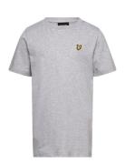 Plain T-Shirt Tops T-Kortærmet Skjorte Grey Lyle & Scott