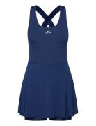 Rachel Dress Kort Kjole Blue J. Lindeberg