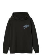 Nlmhoad Ls Sweat W. Hood Tops Sweatshirts & Hoodies Hoodies Navy LMTD