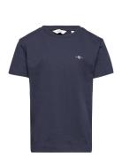 Shield Ss T-Shirt Tops T-Kortærmet Skjorte Navy GANT