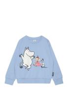 Sweater Moomin Tops Sweatshirts & Hoodies Sweatshirts Blue Lindex