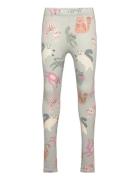 Leggings Aop Cats Bottoms Leggings Multi/patterned Lindex