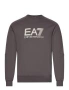 Sweatshirt Tops Sweatshirts & Hoodies Sweatshirts Brown EA7